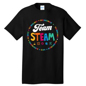 Team STEAM Teacher Back to School STEM Special Pre-K 1st Tall T-Shirt