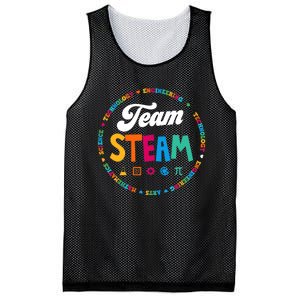 Team STEAM Teacher Back to School STEM Special Pre-K 1st Mesh Reversible Basketball Jersey Tank