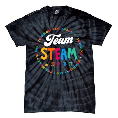 Team STEAM Teacher Back to School STEM Special Pre-K 1st Tie-Dye T-Shirt