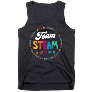 Team STEAM Teacher Back to School STEM Special Pre-K 1st Tank Top