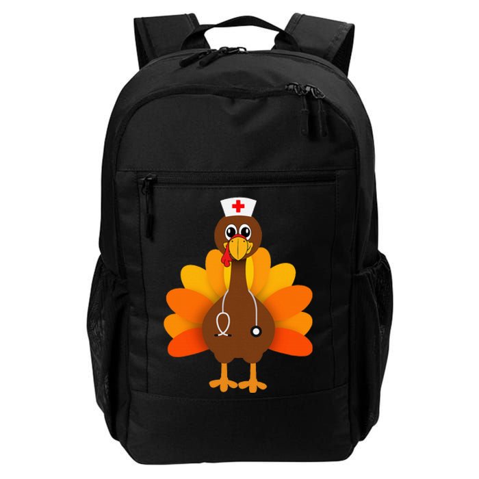 Thanksgiving Scrub Tops Women Turkey Nurse Holiday Nursing Daily Commute Backpack