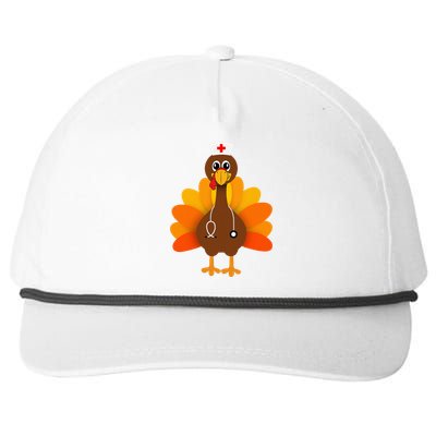 Thanksgiving Scrub Tops Women Turkey Nurse Holiday Nursing Snapback Five-Panel Rope Hat