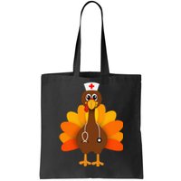 Thanksgiving Scrub Tops Women Turkey Nurse Holiday Nursing Tote Bag