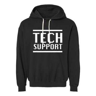 Tech Support Garment-Dyed Fleece Hoodie