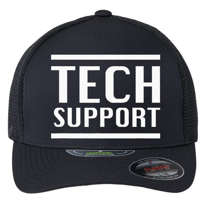 Tech Support Flexfit Unipanel Trucker Cap