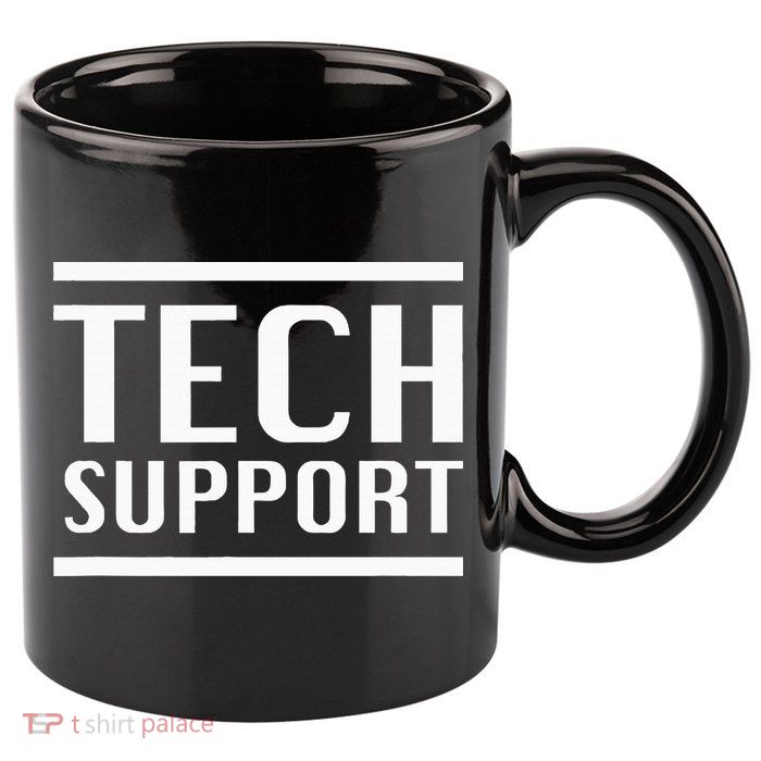 Tech Support 11oz C Handle Ceramic Mug