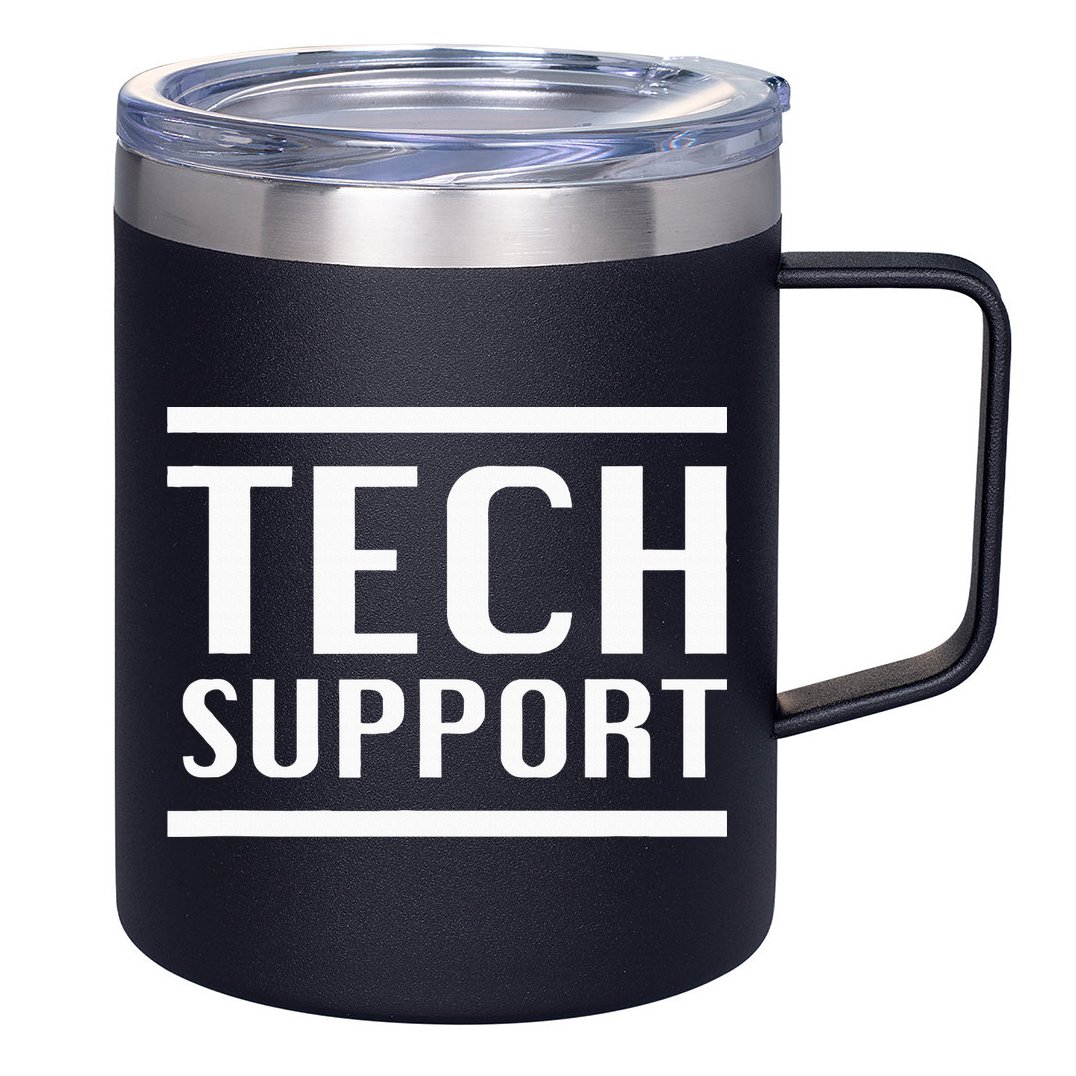 Tech Support 12oz Stainless Steel Coffee Mug