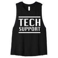 Tech Support Women's Racerback Cropped Tank