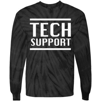 Tech Support Tie-Dye Long Sleeve Shirt