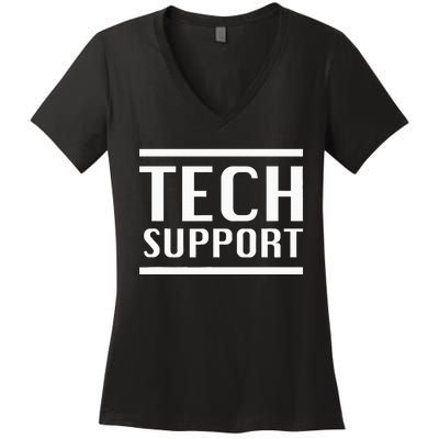 Tech Support Women's V-Neck T-Shirt