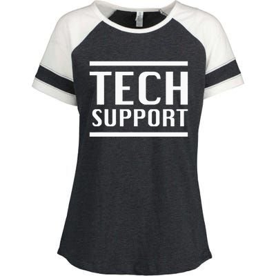 Tech Support Enza Ladies Jersey Colorblock Tee