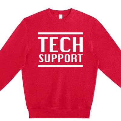 Tech Support Premium Crewneck Sweatshirt