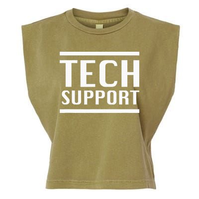 Tech Support Garment-Dyed Women's Muscle Tee