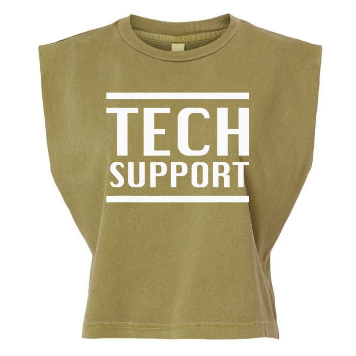 Tech Support Garment-Dyed Women's Muscle Tee