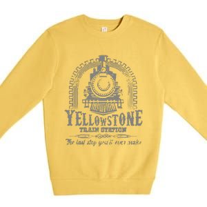 Train Station Premium Crewneck Sweatshirt