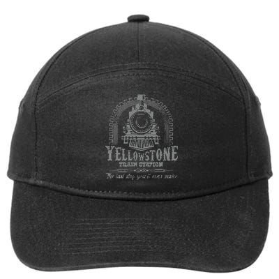 Train Station 7-Panel Snapback Hat