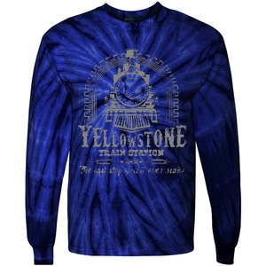 Train Station Tie-Dye Long Sleeve Shirt