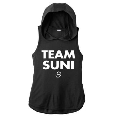 Team Suni Ladies PosiCharge Tri-Blend Wicking Draft Hoodie Tank