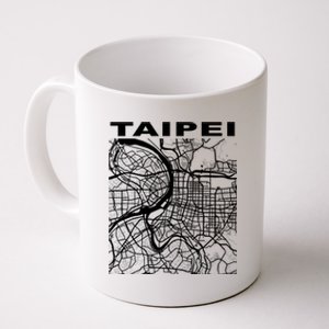 Taiwan Souvenir Taipei City Street Map Gift Coffee Mug