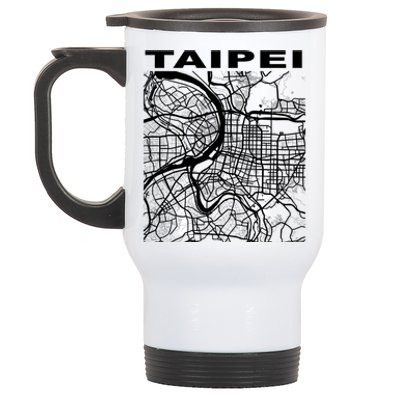 Taiwan Souvenir Taipei City Street Map Gift Stainless Steel Travel Mug