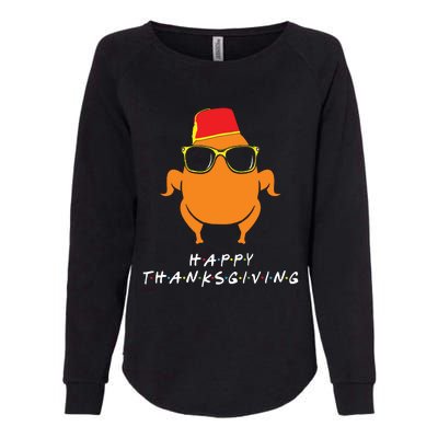 Thanksgiving Shirt Turkey Head Funny Gift For Friends Womens California Wash Sweatshirt