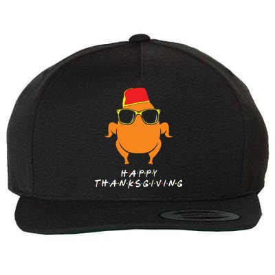 Thanksgiving Shirt Turkey Head Funny Gift For Friends Wool Snapback Cap