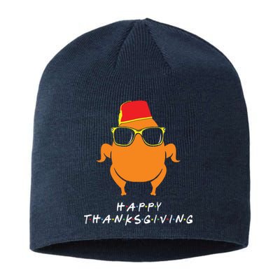 Thanksgiving Shirt Turkey Head Funny Gift For Friends Sustainable Beanie