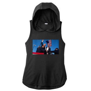 Trump Shooting Ladies PosiCharge Tri-Blend Wicking Draft Hoodie Tank