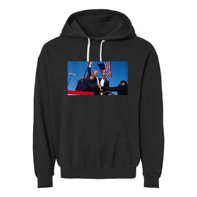 Trump Shooting Garment-Dyed Fleece Hoodie