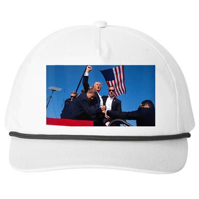 Trump Shooting Snapback Five-Panel Rope Hat