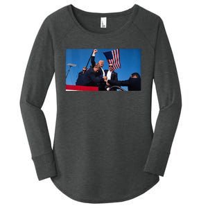 Trump Shooting Women's Perfect Tri Tunic Long Sleeve Shirt