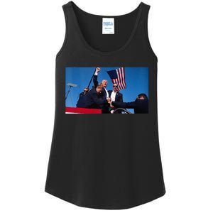 Trump Shooting Ladies Essential Tank