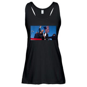 Trump Shooting Ladies Essential Flowy Tank