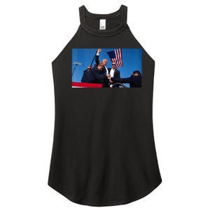 Trump Shooting Women's Perfect Tri Rocker Tank