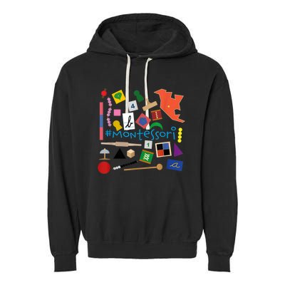 The Small Things In Montessori Materials Love Montessori Garment-Dyed Fleece Hoodie