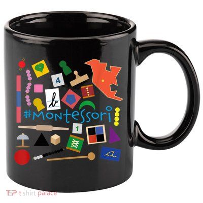 The Small Things In Montessori Materials Love Montessori 11oz C Handle Ceramic Mug