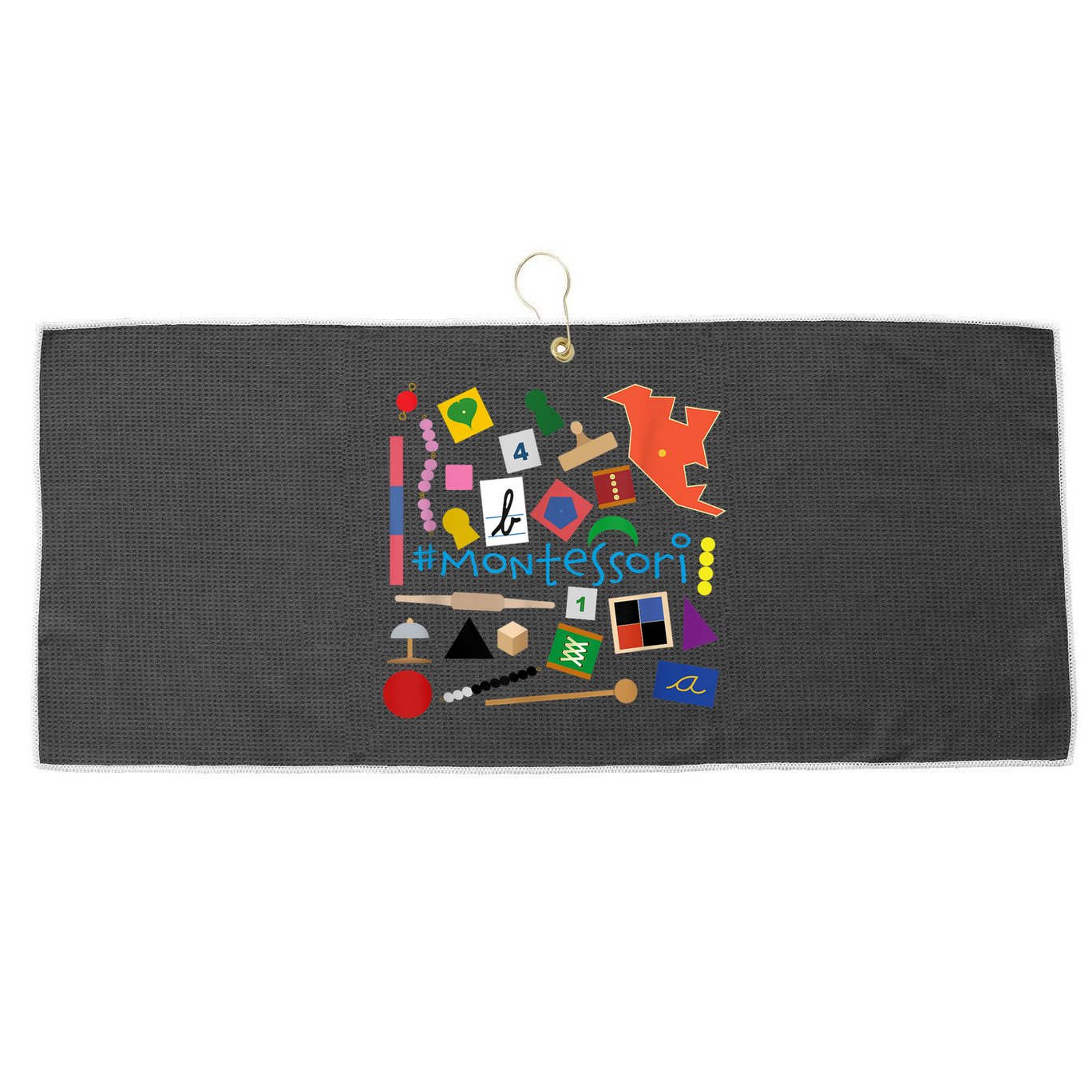 The Small Things In Montessori Materials Love Montessori Large Microfiber Waffle Golf Towel