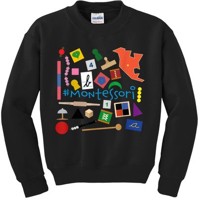 The Small Things In Montessori Materials Love Montessori Kids Sweatshirt