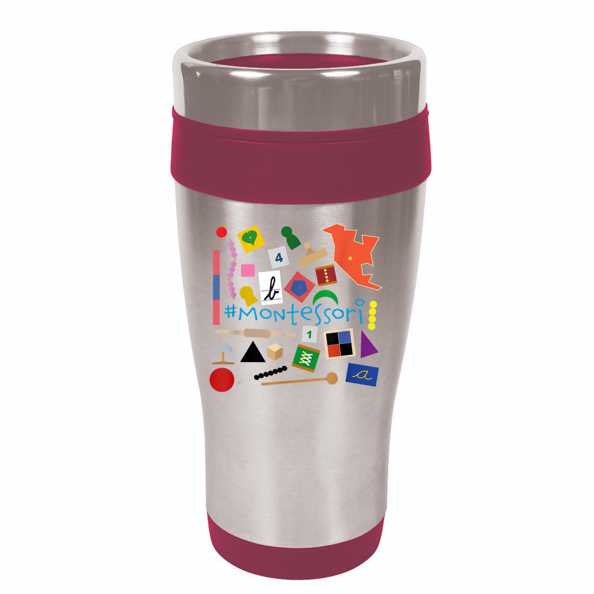 The Small Things In Montessori Materials Love Montessori 16oz Travel Tumbler