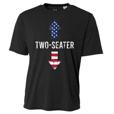 Two Seater TwoSeater 2 Seater Two Seater Cooling Performance Crew T-Shirt