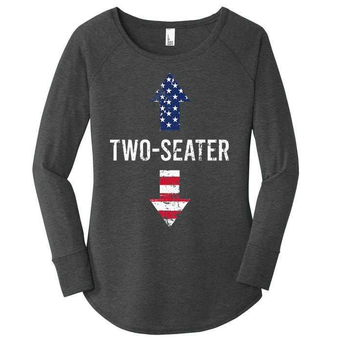 Two Seater TwoSeater 2 Seater Two Seater Women's Perfect Tri Tunic Long Sleeve Shirt