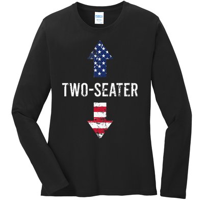 Two Seater TwoSeater 2 Seater Two Seater Ladies Long Sleeve Shirt