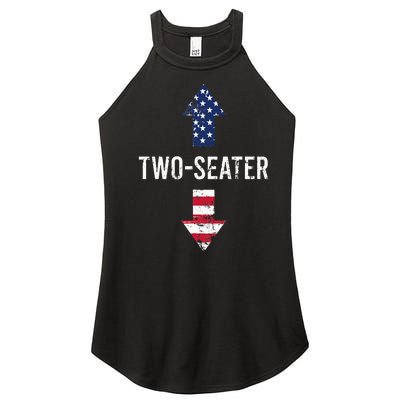 Two Seater TwoSeater 2 Seater Two Seater Women’s Perfect Tri Rocker Tank