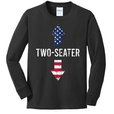 Two Seater TwoSeater 2 Seater Two Seater Kids Long Sleeve Shirt