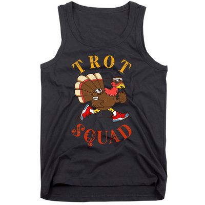 Trot Squad Thanksgiving Turkey Trot Costume Tank Top