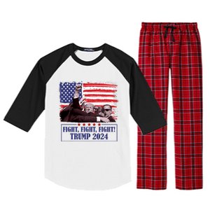 Trump Shooting Trump Assassination Trump Legends Trump 2024 Raglan Sleeve Pajama Set