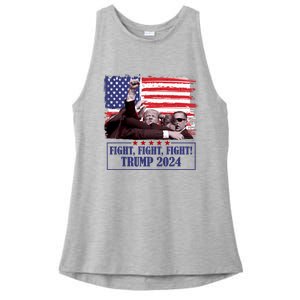 Trump Shooting Trump Assassination Trump Legends Trump 2024 Ladies PosiCharge Tri-Blend Wicking Tank