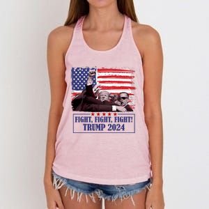 Trump Shooting Trump Assassination Trump Legends Trump 2024 Women's Knotted Racerback Tank