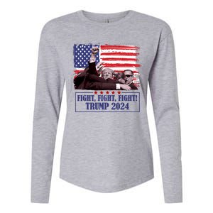 Trump Shooting Trump Assassination Trump Legends Trump 2024 Womens Cotton Relaxed Long Sleeve T-Shirt