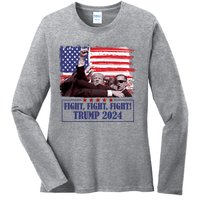 Trump Shooting Trump Assassination Trump Legends Trump 2024 Ladies Long Sleeve Shirt